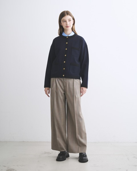 ARKLEY KNIT アークリー ニット｜ネイビー×ブラック｜ウィメンズ