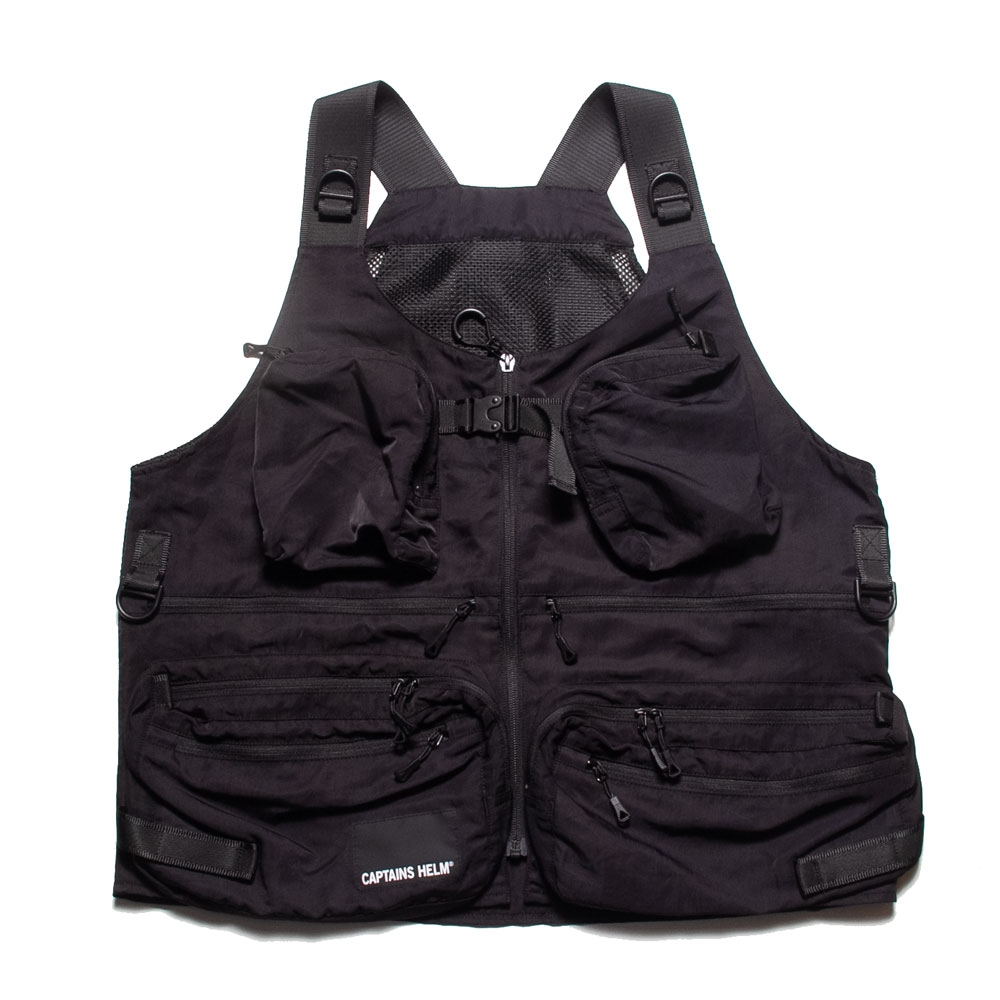 キャプテンズヘルム #ユーティリティー バック メッシュ ベスト
