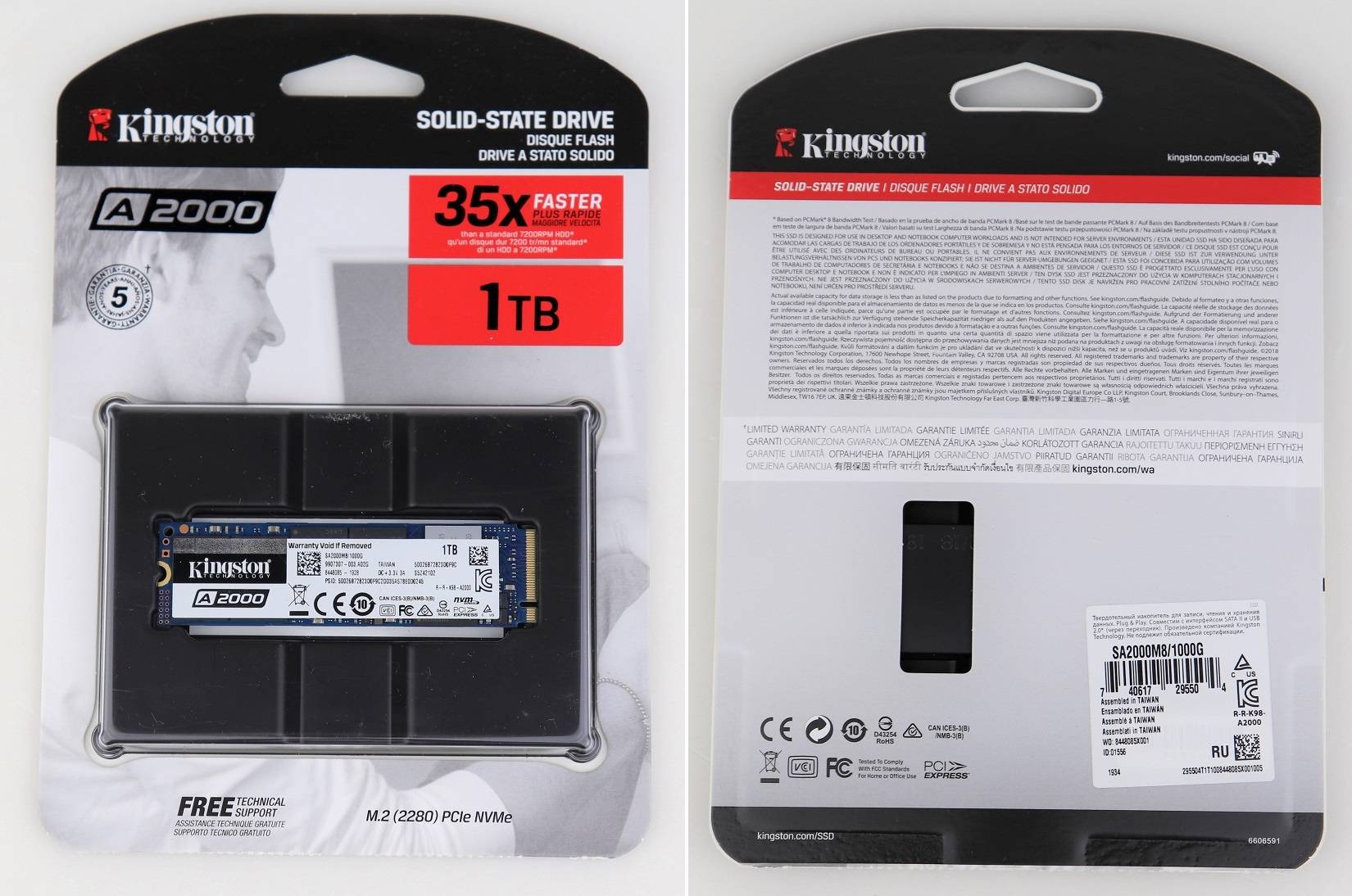 Unboxing and Review of Kingston A2000 1TB PCIe NVMe SSD | UnbxTech