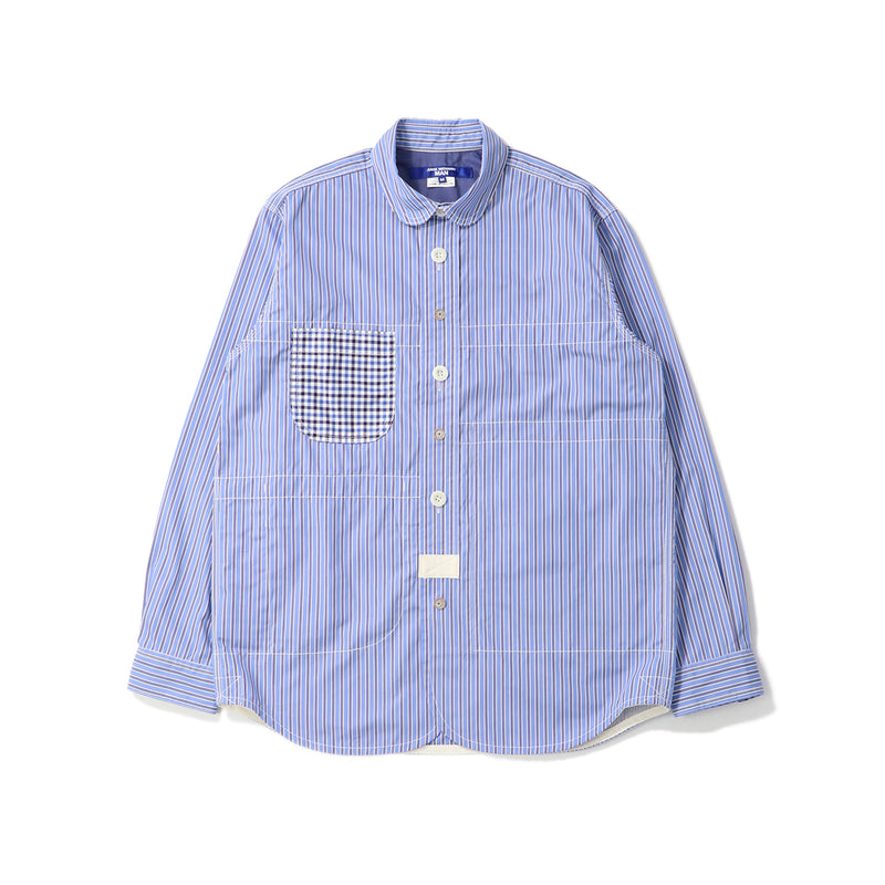 COTTON STRIPE X COTTON CHECK SHIRT｜JUNYA WATANABE MAN｜TOPS