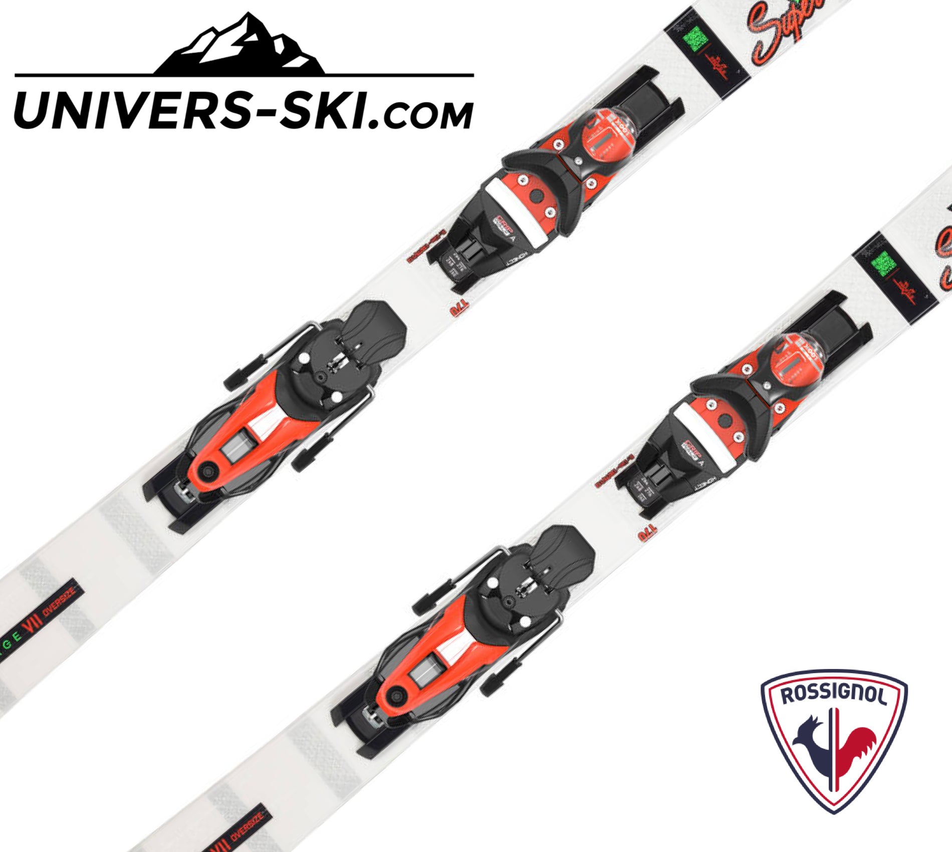 Ski ROSSIGNOL Supervirage VII Oversize 2025 + fixation NX12 Konect GW