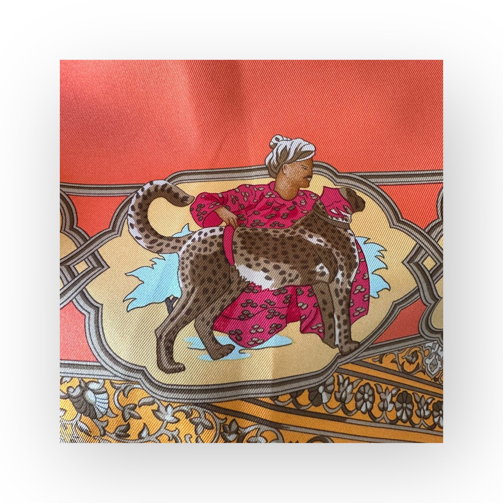 SPLENDOR OF THE MAHARAJAS - HERMES SCARF 1996 - VERY RARE
