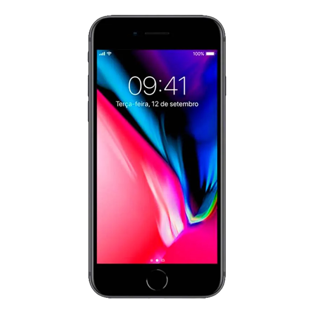 Apple iPhone 8 64GB Preto 4G iOS Seminovo