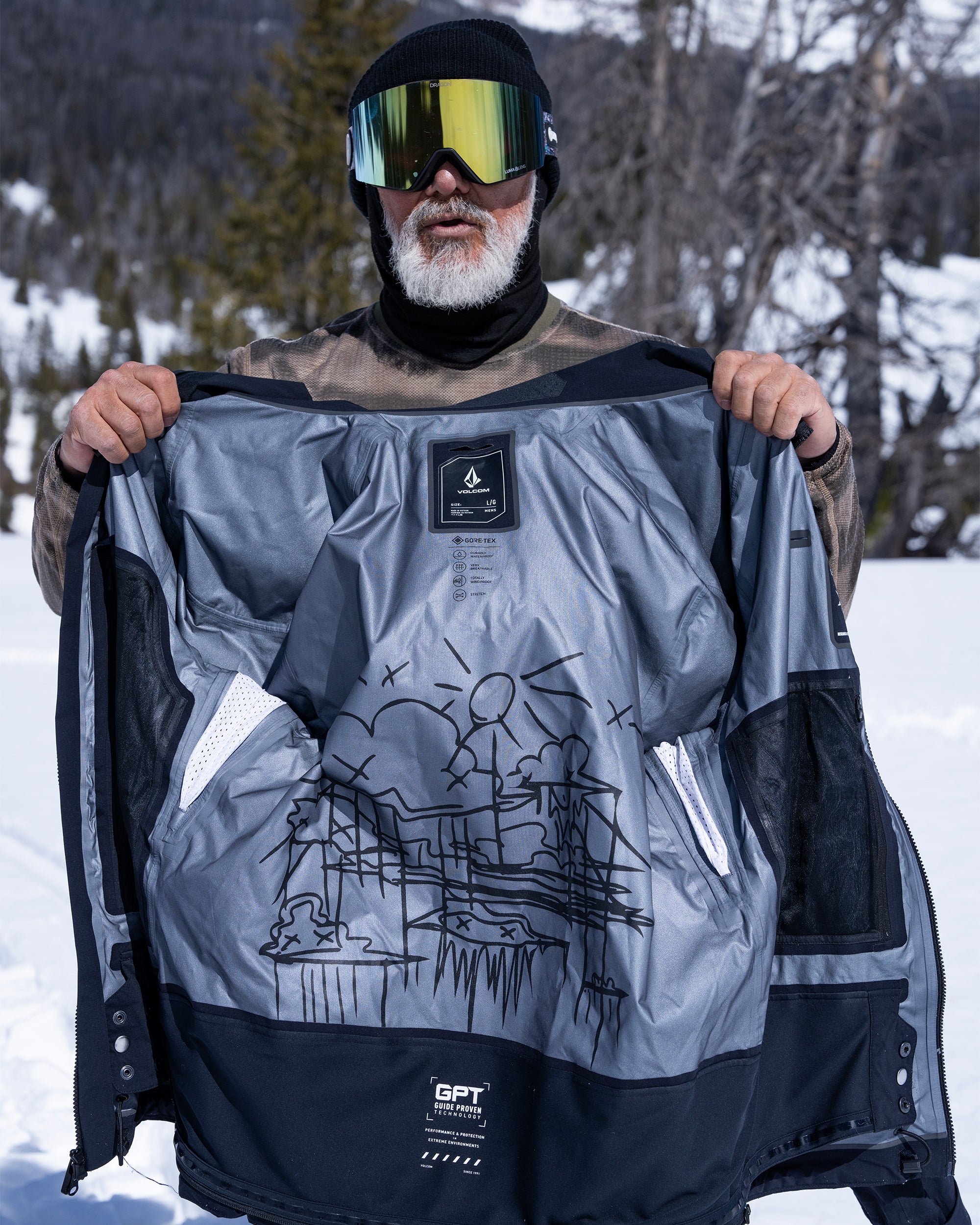 Guch Stretch Gore-Tex Jacket - Agave - Men - Volcom EU - 2 Years
