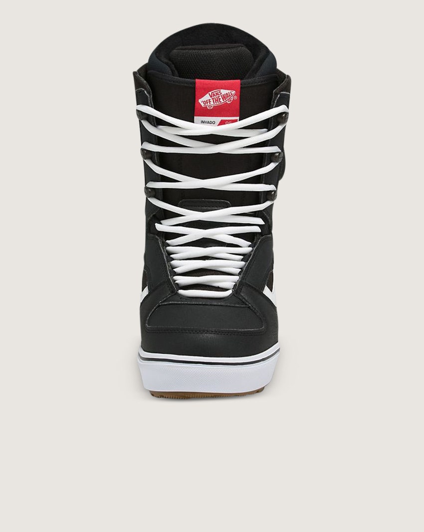 Shop Vans Invado OG Snowboard Boots in Black.