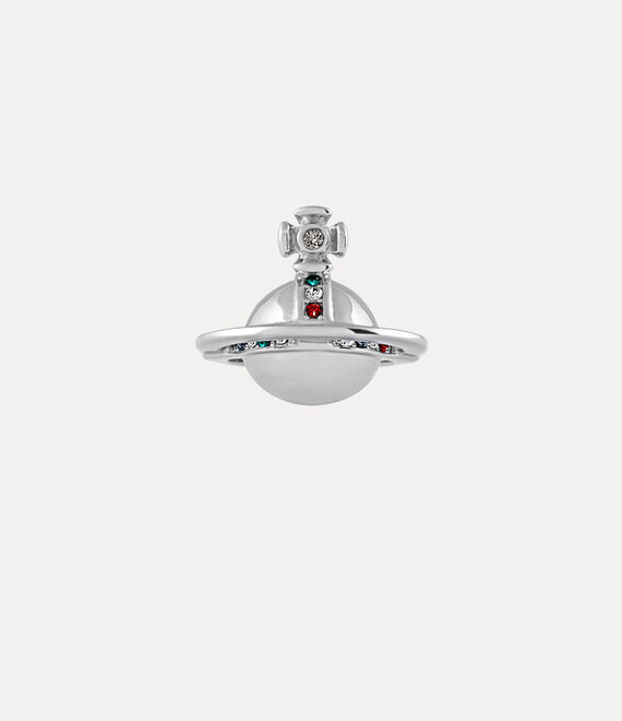 Solid Orb Ring in PLATINUM- | Vivienne Westwood®