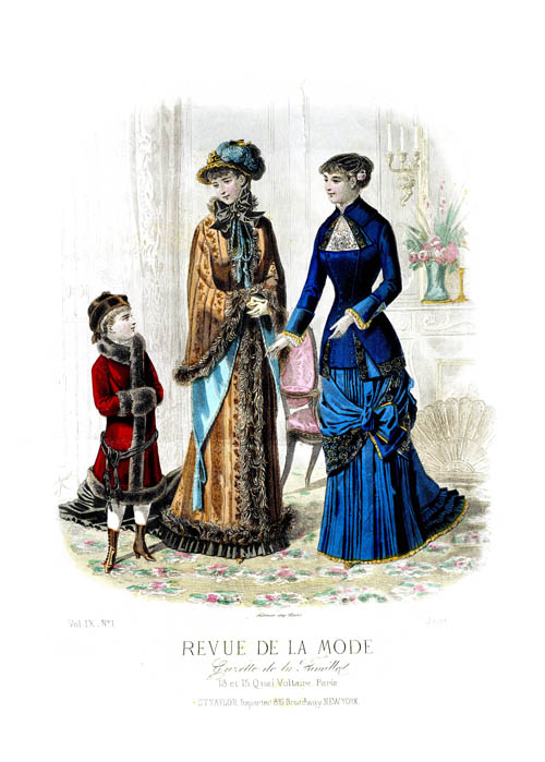 The Victorian Fashion Gallery: Revue de la Mode Color Prints