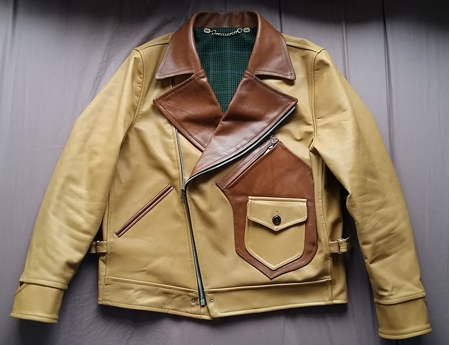early 1940s 2 tone aviator jacket | Vintage Leather Jackets Forum