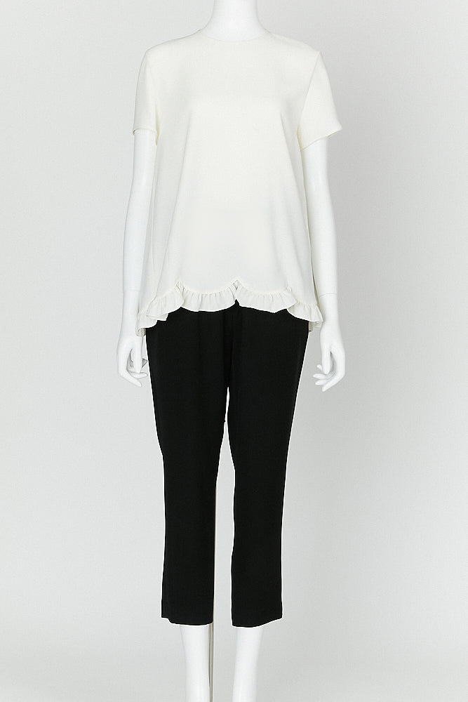 ハーフスリーブヘムペタルブラウス – YOKO CHAN