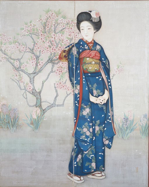 美人画の系譜に残したい女性画家…知る人ぞ知る柿内青葉の全体像 : 読売新聞