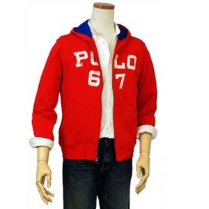 POLO ラルフローレン POLO 67ビンテージプリント フルジップパーカー