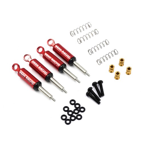 Yeah Racing Aluminum Internal Shocks Set For Kyosho Mini-Z 4x4 MX-01