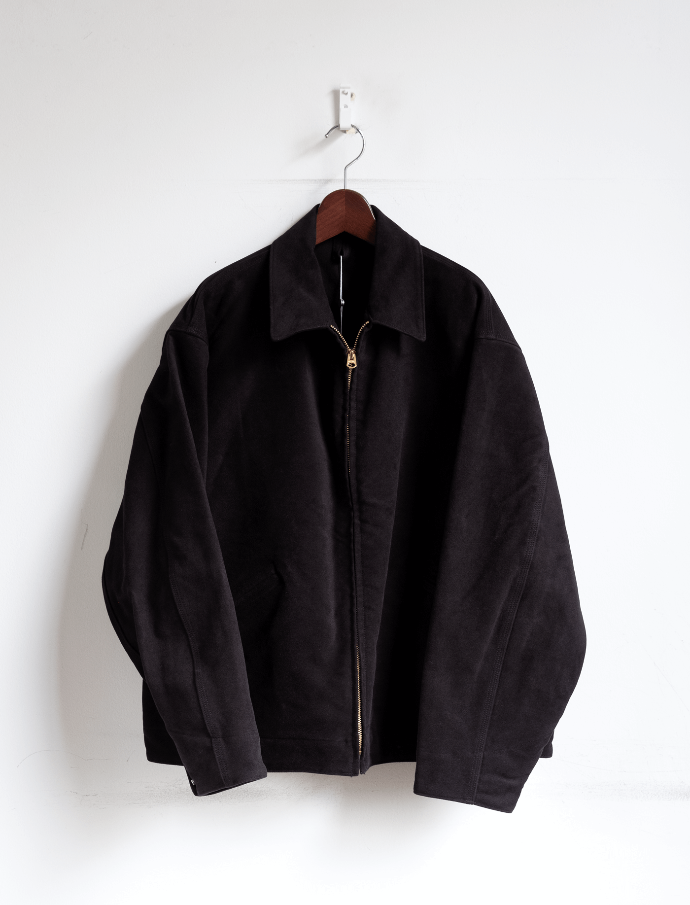 COMOLI モールスキン ジップショートジャケット | 大阪心斎橋のメンズ