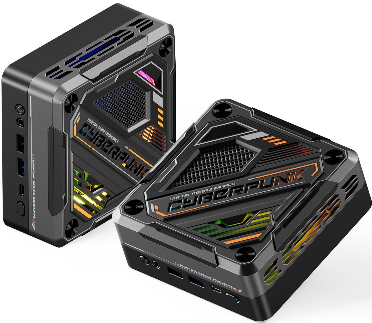 This cyberpunk mini PC adds a little RGB flavor to your workspace