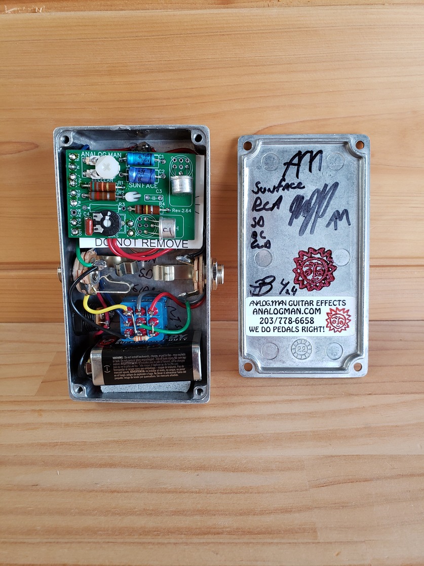 ヤマハパルス米子楽器社オンラインストア / ANALOG.MAN SUNFACE FUZZ RCA