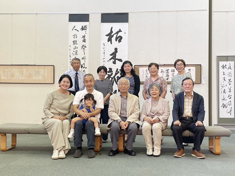 最終回・集大成「書と篆刻展」ー尚墨会・玉筍会ー併催／教室書友による