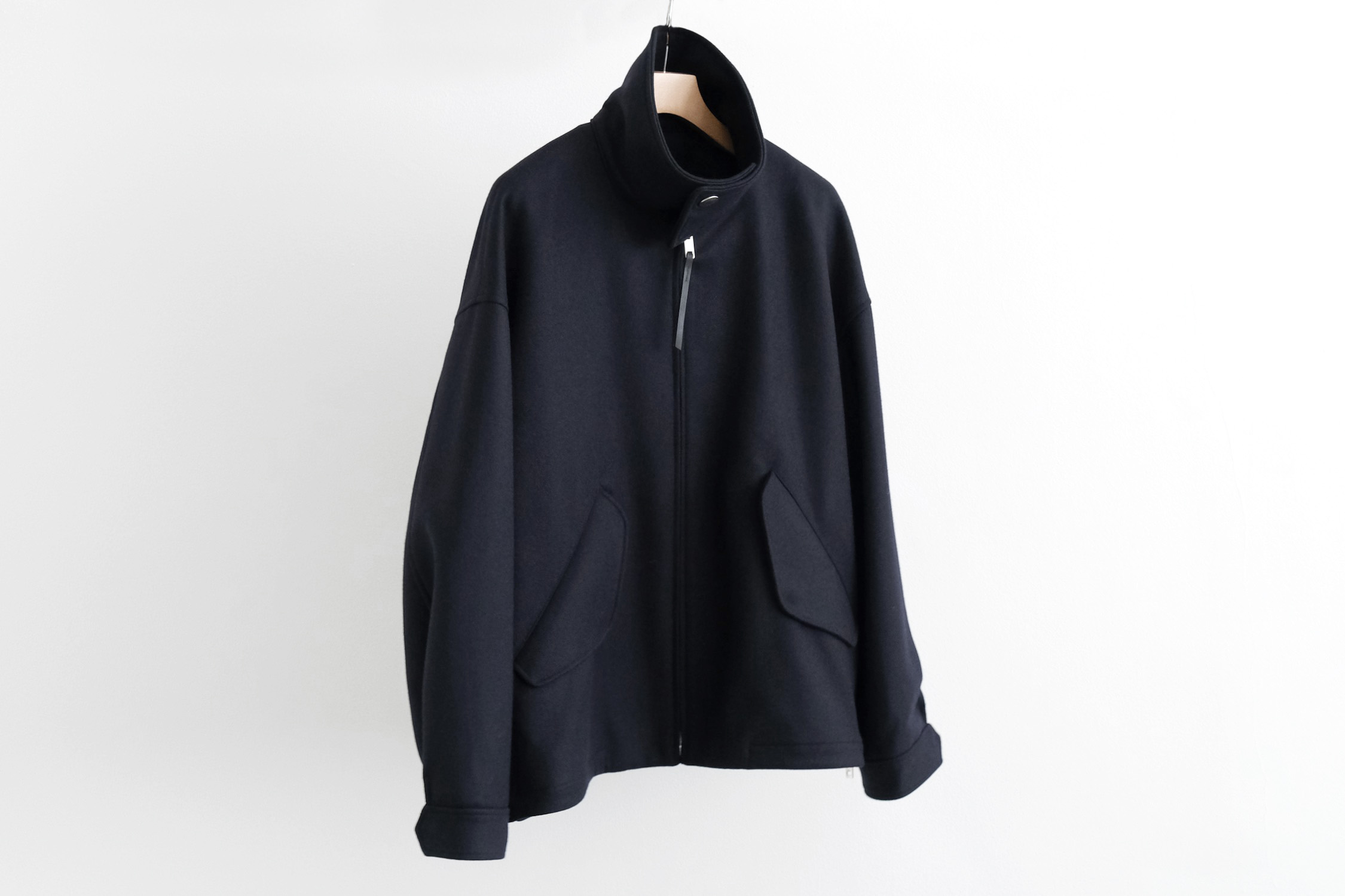 HIGH NECK HARRINGTON JACKET - WUNDER