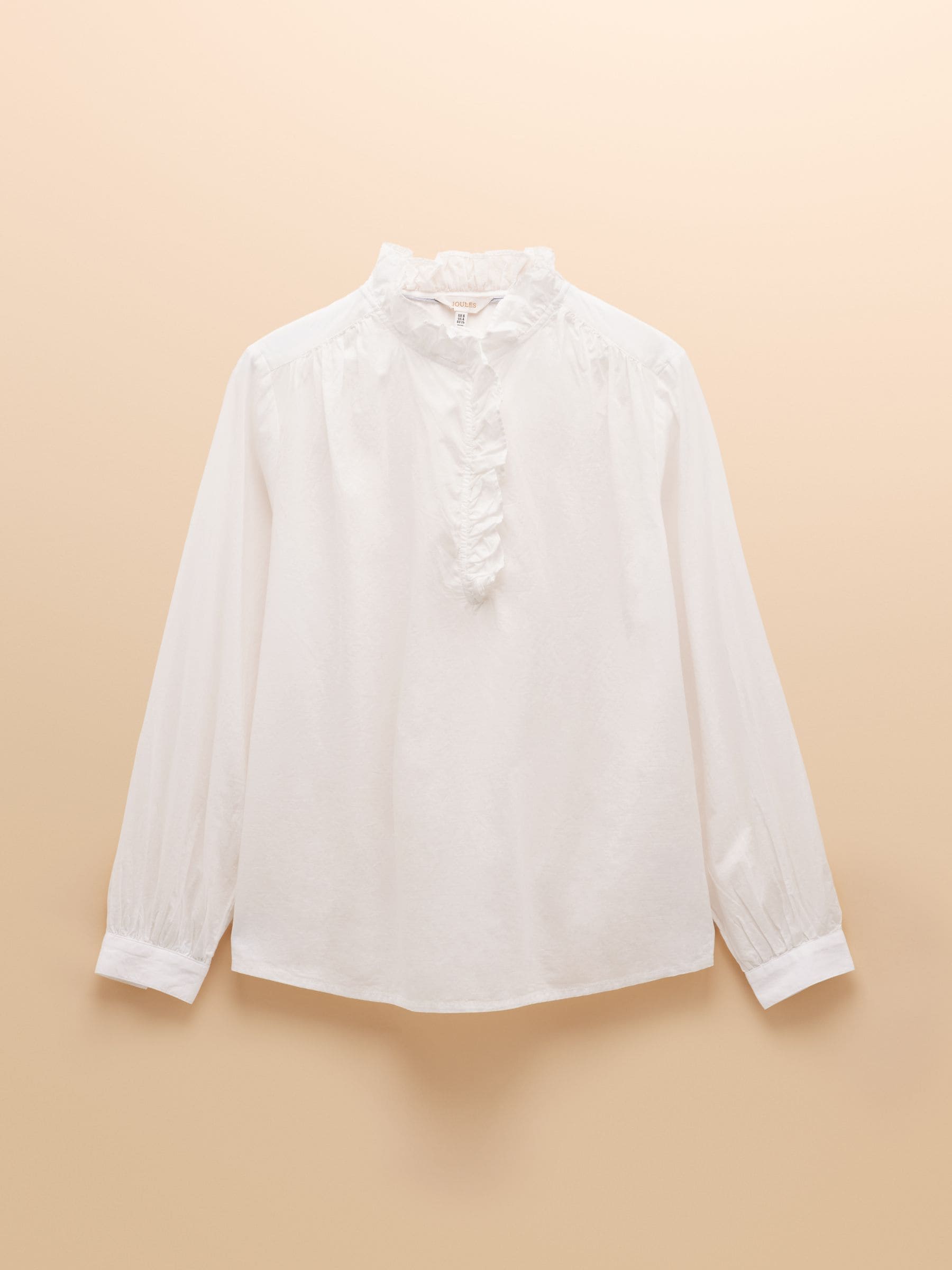 Buy Joules Melanie White Cotton Ruffle Blouse from Next USA