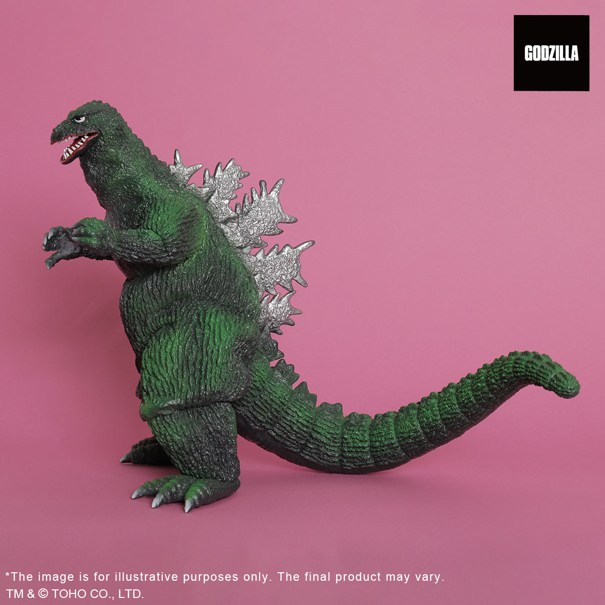 Toho Daikaiju series Godzilla (1962) Classic Color Version. – X