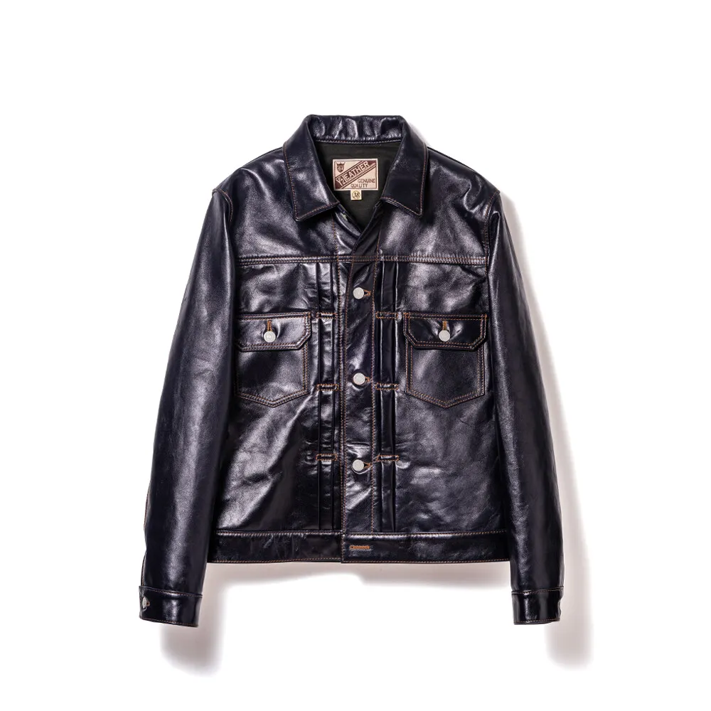 INDIGO HORSE TYPE II JEAN JACKET[ IB-141 ] | Y'2 LEATHER