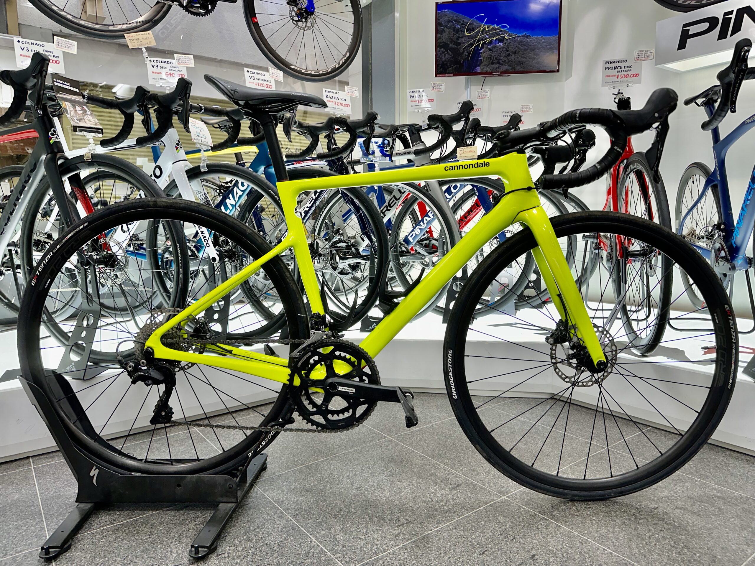 cannonade Super six EVO S-WORKS RAPIDEハンドル SHIMANO ULTEGRA C60