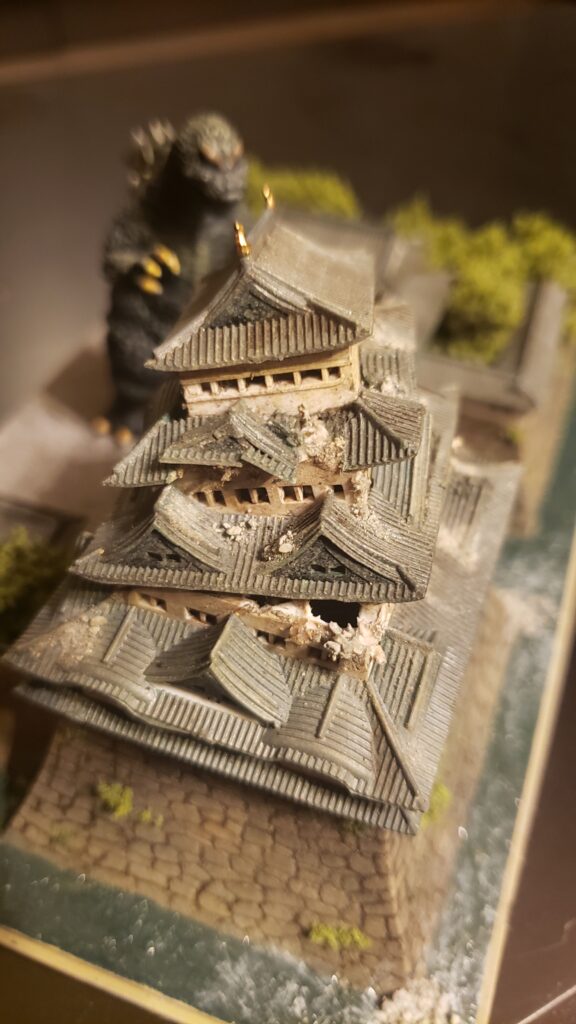 モスラ対ゴジラ」 名古屋城＆ゴジラ – 模型補完委員会