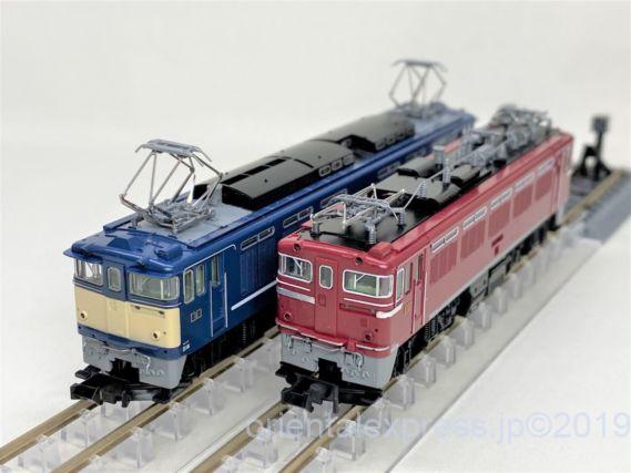 EF64 77号機・お召塗装、ED75 121号機・お召塗装が入線しました。TOMIX