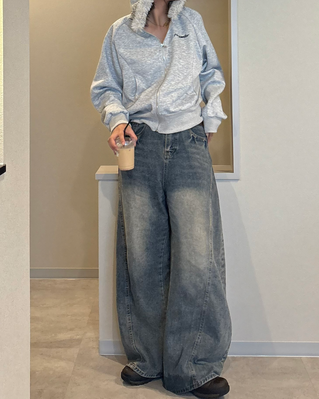 即納】レトロウォッシュワイドレッグパンツ K1042 – YOLO（ヨロ