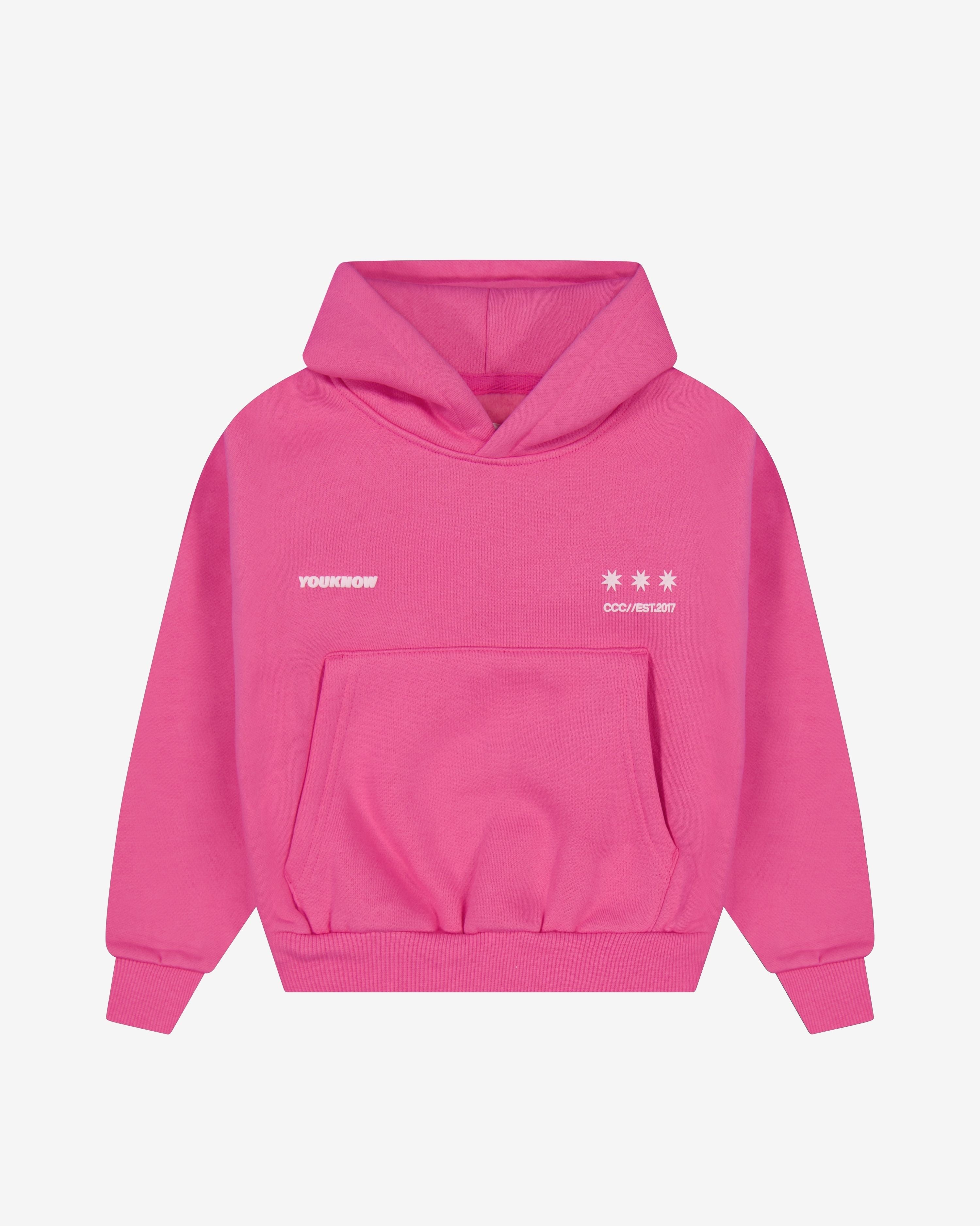 Big Back Hoodie | Pink – YOUKNOW. CLOTHING