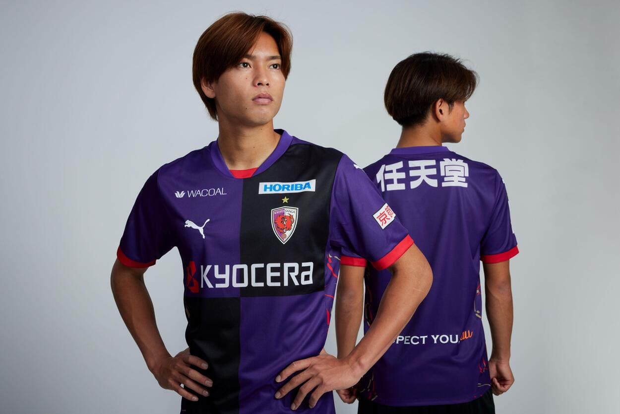 碁盤の目をモチーフに、J1京都の新ユニフォーム【サッカー・京都の伝統