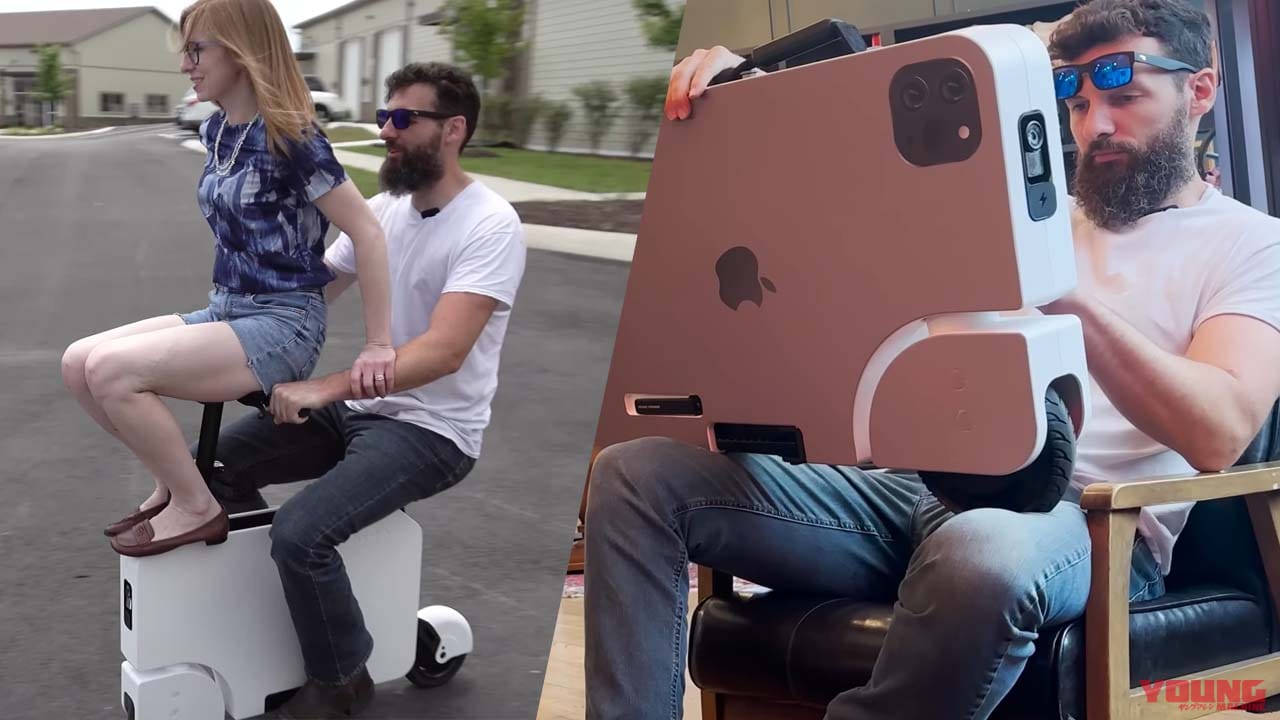 走るiPadは1回の充電で1200km移動可能?! ホンダ「モトコンパクト」を