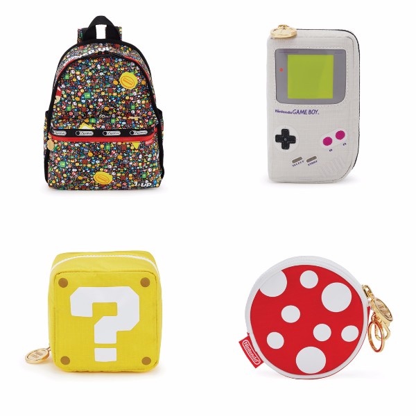 レスポートサック × 任天堂】ゲームボーイ型のポーチやマリオキャラ