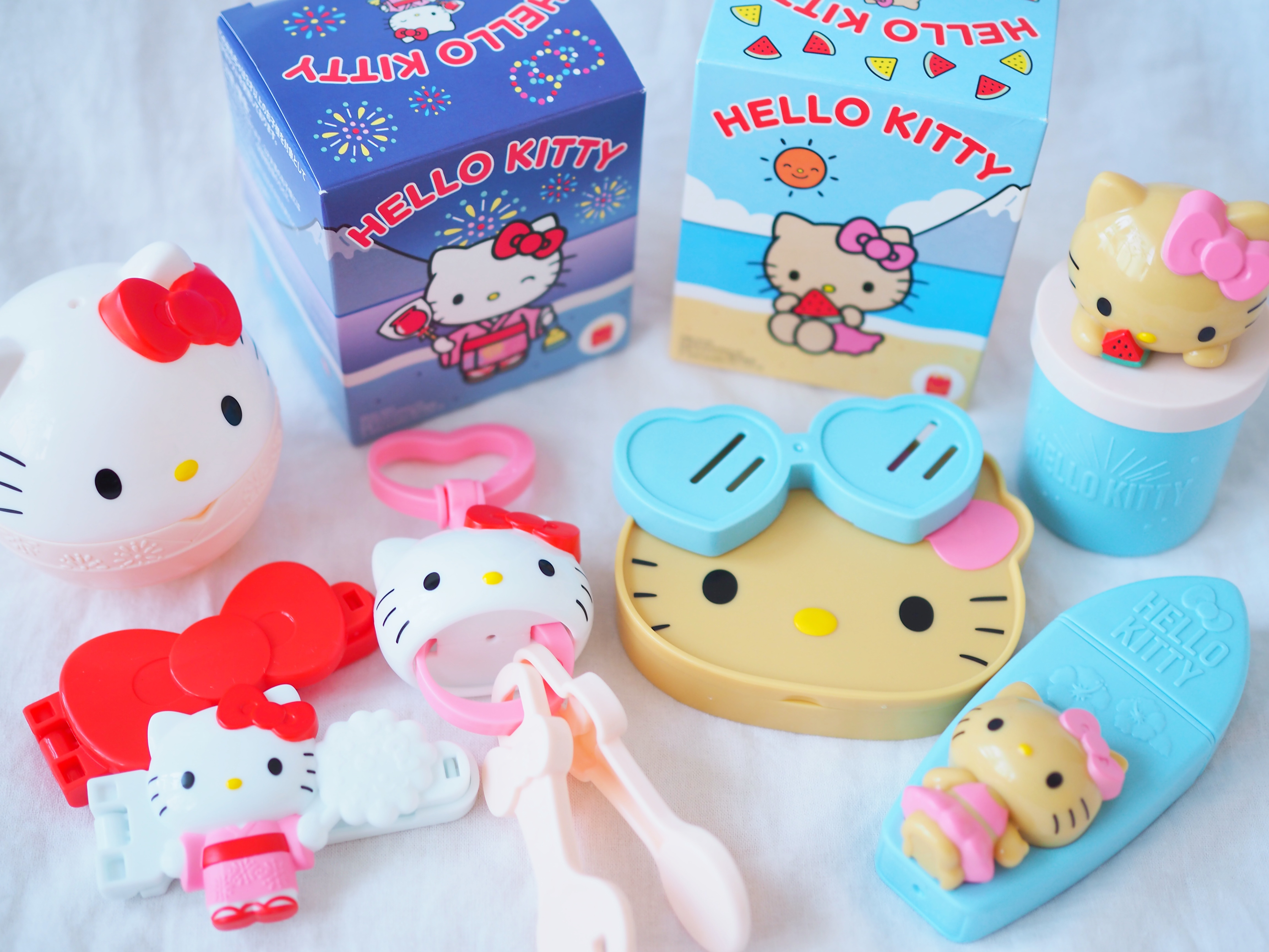 ハッピーセットの日焼けキティ＆浴衣キティちゃんがかわいすぎるのだ