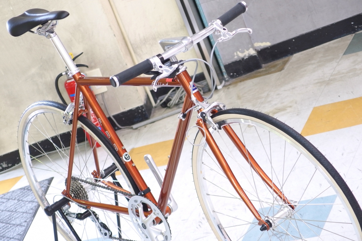 アウトレット】『クロモリフレーム』をシルバーパーツで纏めた