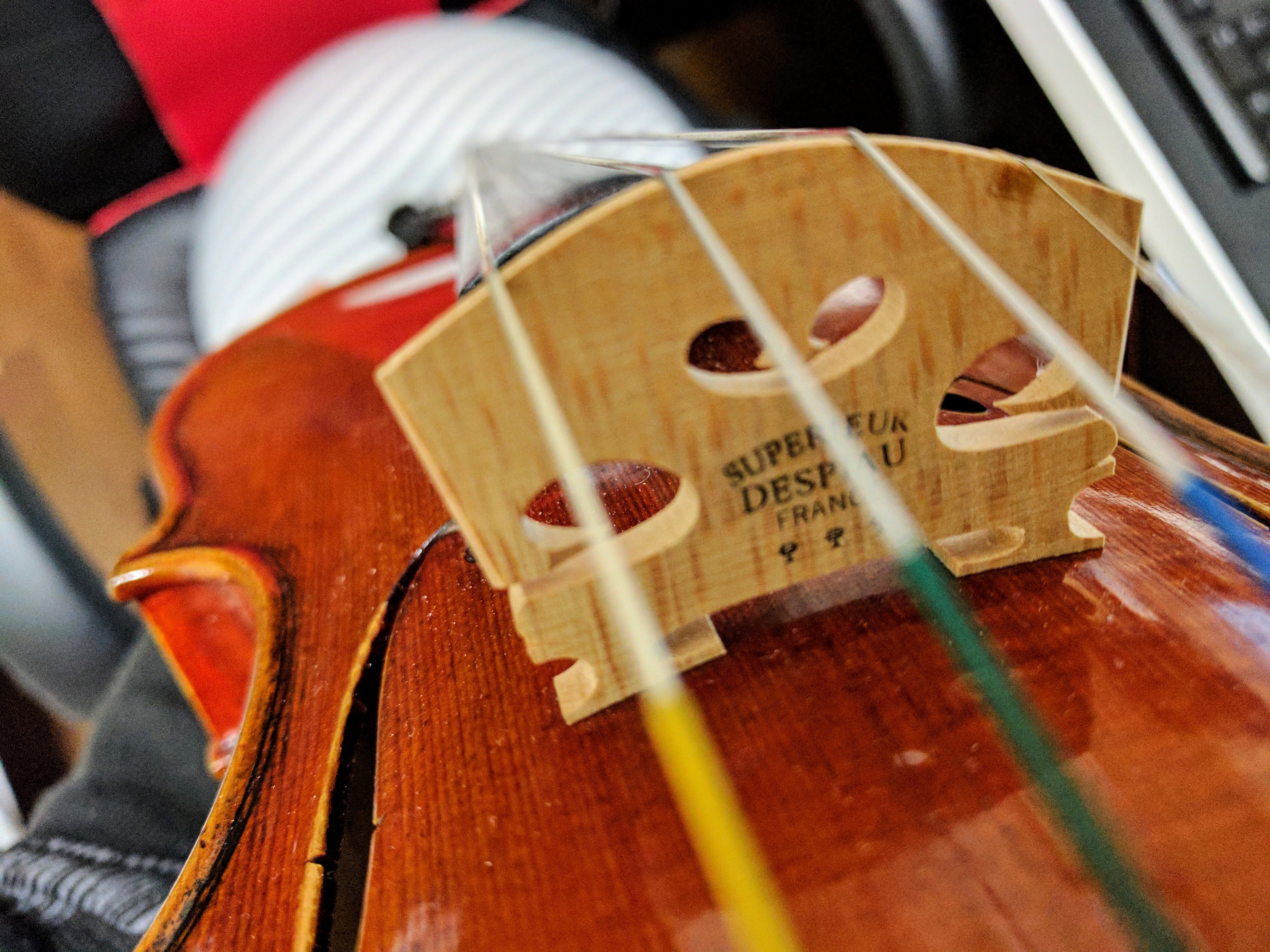 新作ヴァイオリンの駒交換&魂柱交換をしてもらいました。│Hybrid Hobbys