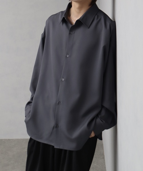 welise（ウェライズ） 長袖シャツ S チャコールグレー メンズ