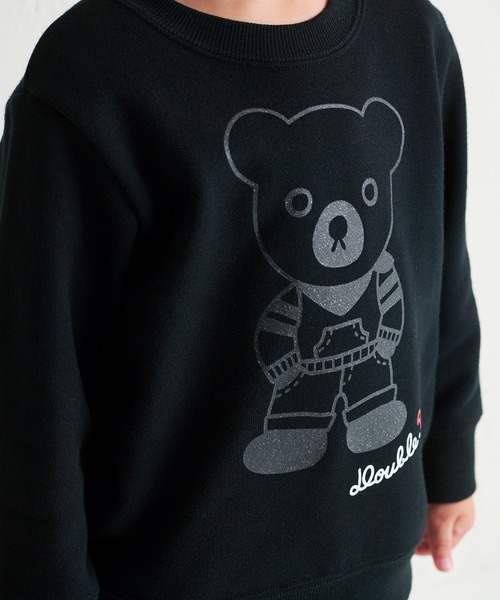wb トレーナー 黒クマトレーナー キッズ 子供服 男の子 女の子
