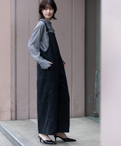 Munich（ミューニック） サロペット オーバーオール ナノコーデュロイ