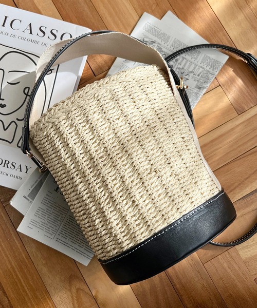 moment+ かごバッグ カゴバッグ 2WAYバスケットかごバッグ : ZOZOTOWN