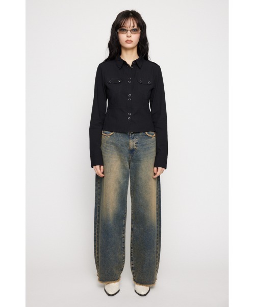 LAGUA GEM（ラグアジェム） ジーンズ デニム デニムパンツ CUT OFF