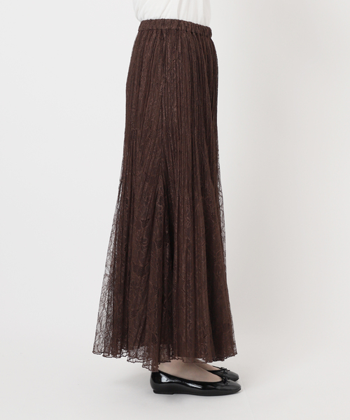 IENA（イエナ） スカート レースプリーツスカート : ZOZOTOWN Yahoo!店