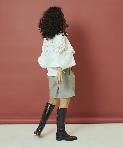 Freada（フリーダ） ブラウス シャツ 2WAYレースボレロ ＆ チャップス