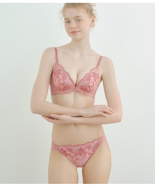PEACH JOHN（ピーチジョン） ブラジャー ショーツセット フラワー