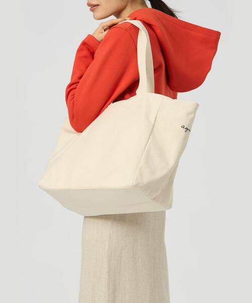 agnes b.（アニエスベー） マザーズバッグ キャンバスペアレンツバッグ