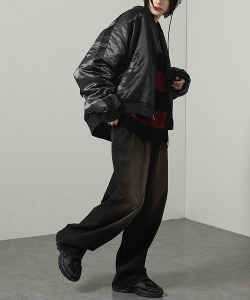 ma1 ma-1 「Alfred Alex」リバーシブルボンバースカジャンMA-1 メンズ