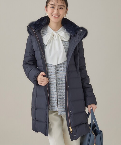 INDIVI（インディヴィ） ダウンコート ダウンジャケット 「名品／撥水