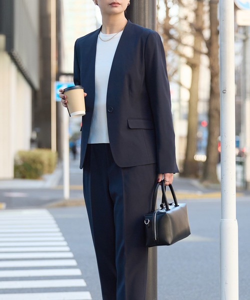 RIRIYANO（リリヤーノ） セットアップ 「洗える」2点テーパードパンツ