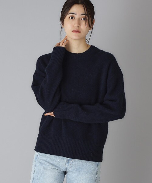 TICCA（ティッカ） ニット セーター ヤククルーネックプルオーバー