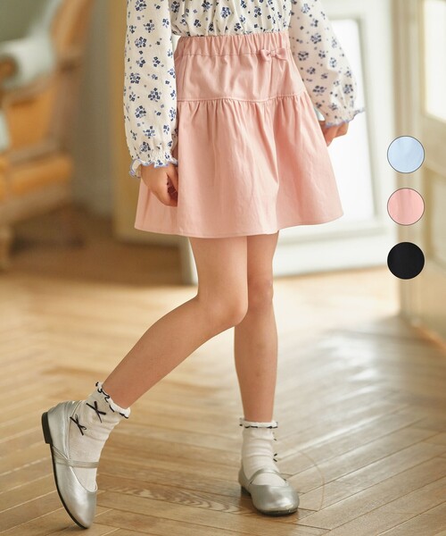 組曲（KUMIKYOKU） パンツ 「150-160cm」フェイクスカート キュロット