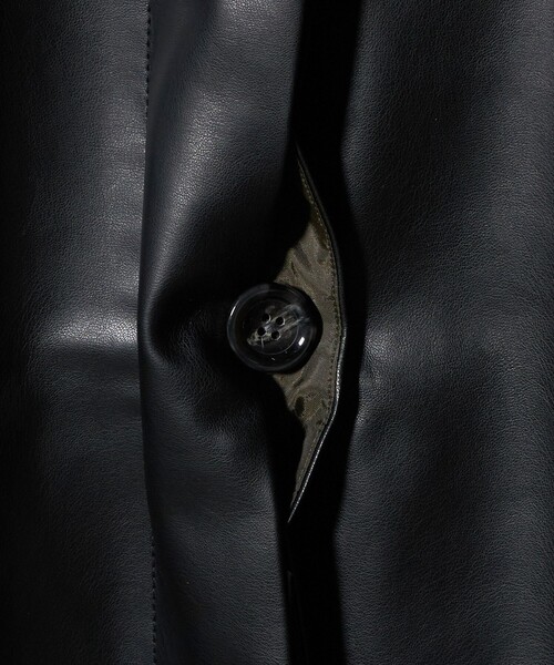 CITEN（シテン） コート アウター 「CITEN」レザーライクジャケット
